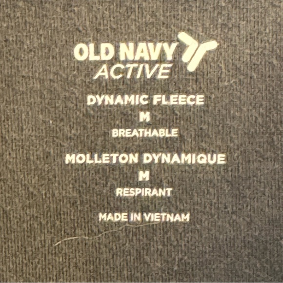 Old Navy Unisex Hoodie Size M Black Full Front Zip Pockets - Picture 9 of 12